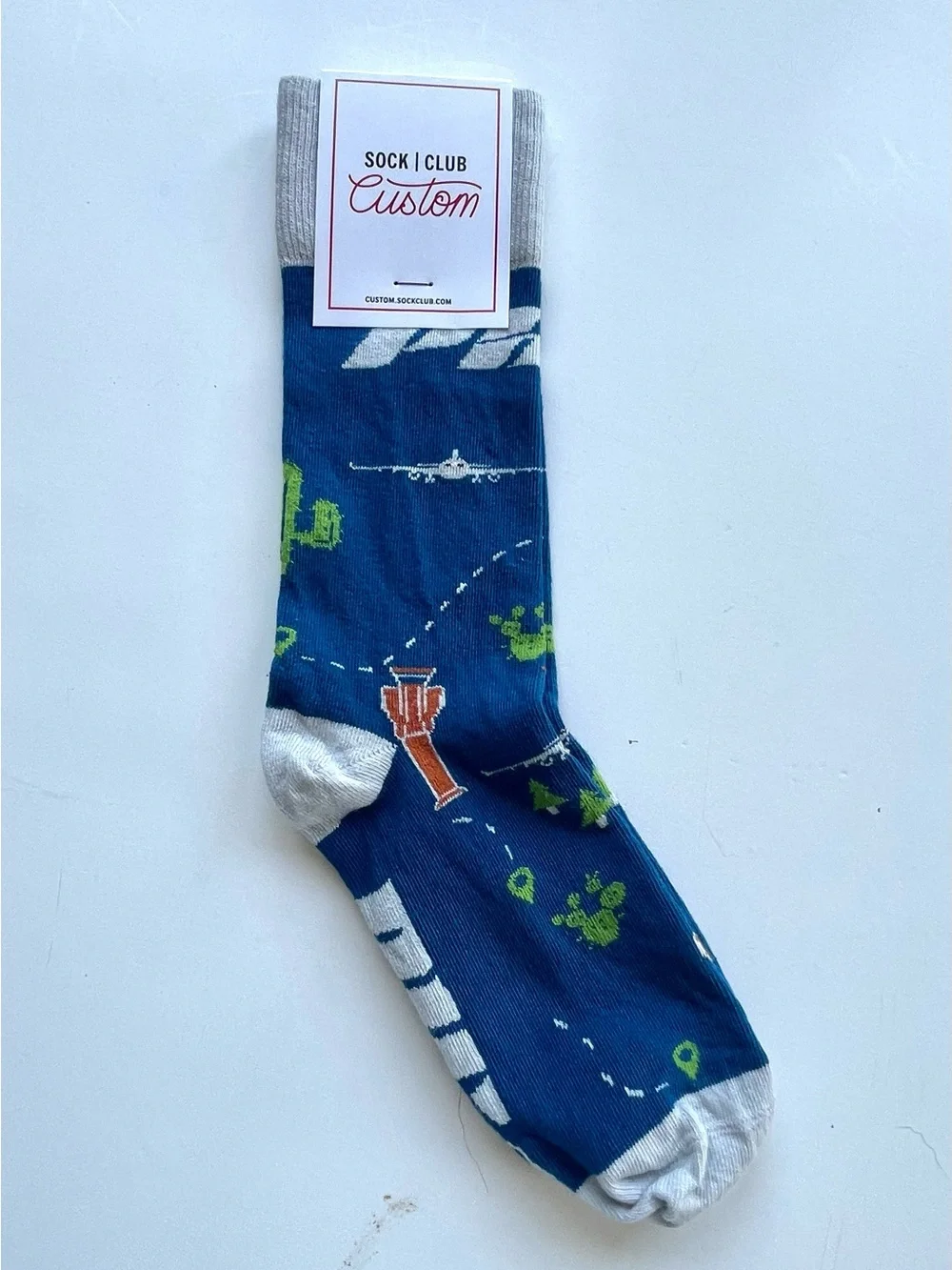 Men’s Socks Printed Novelty Crew 9 Pair One Size